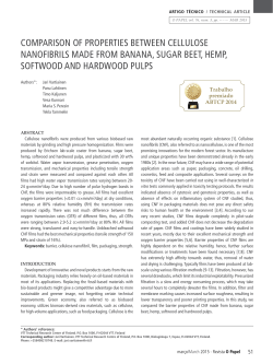 comparison of properties between cellulose nanofibrils made from