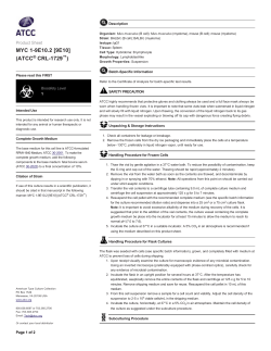 MYC 19E10.2 [9E10] (ATCC&reg; CRL1729&trade;)