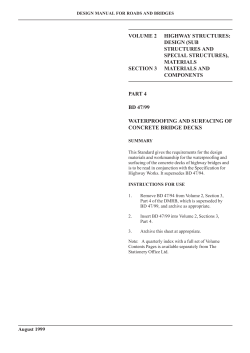 DMRB VOLUME 2 SECTION 3 PART 4