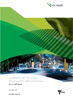 TEM Vol 2 Part 2.14 - AS1742.14- Traffic signals