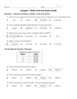Chapter 1 Math Post