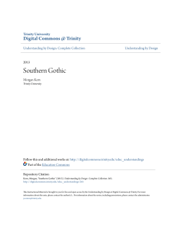 Southern Gothic - Digital Commons @ Trinity