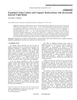 Expanded Carbon Lattices and Congener Hydrocarbons with