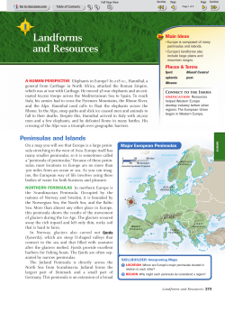 Landforms and Resources