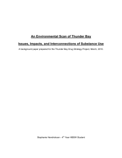 Environmental Scan &ndash; Pt