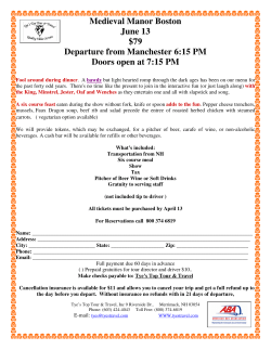 dedails of medieval manor boston last day to purchase tickets april 13 t