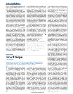 Out of Ethiopia