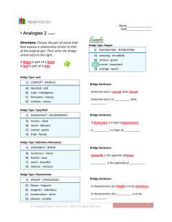 Analogies 2 - English for Everyone