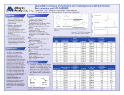 Quantitative Analysis of Hydrazine and