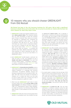 Greenlight Introduction
