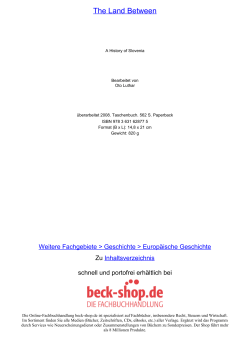 The Land Between - ReadingSample - Beck-Shop