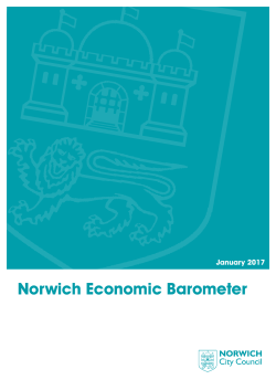 Norwich Economic Barometer - Norfolk Chamber of Commerce