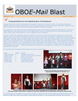 Weekly Email Blast, 2-8-2013