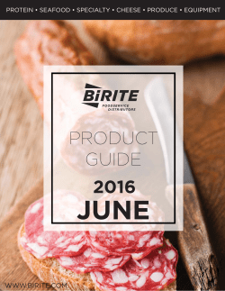 June Full Catalog - BiRite Foodservice Distributors