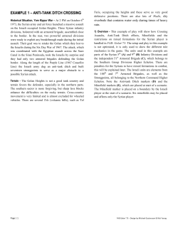 example 1 – anti-tank ditch crossing