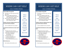 academic help - Springville High School