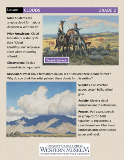Clouds Grade 2 - Desert Caballeros Western Museum