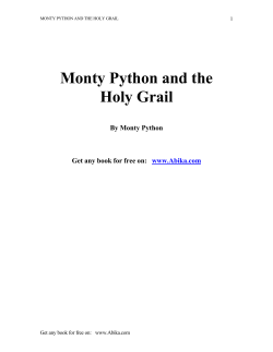 Monty Python and the Holy Grail
