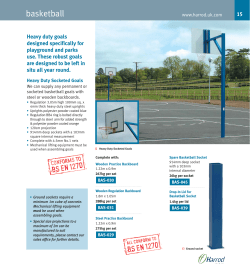 Basketball - One80sports goal posts and sporting equipment