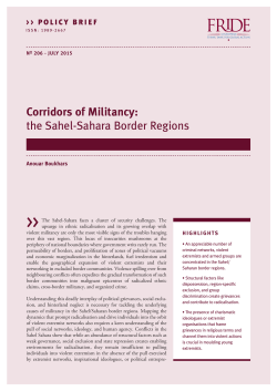 Corridors of Militancy: the Sahel