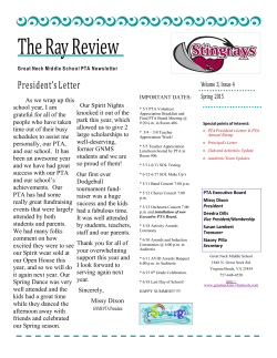 The Ray Review - Great Neck Middle