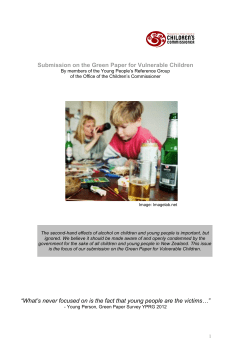(pdf 748 KB) - Office of the Children`s Commissioner