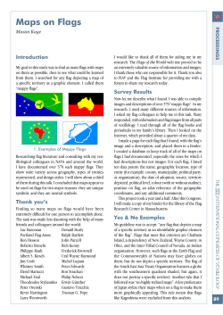Maps on Flags - The Flag Institute