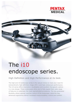 The i10 endoscope series.