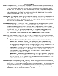 Inventor Biographies Robert Fulton: Robert Fulton