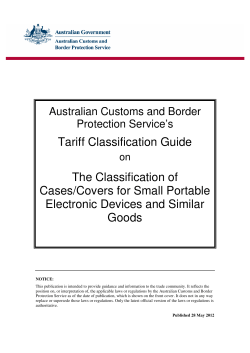 The Classification of Cases/Covers for Small Portable