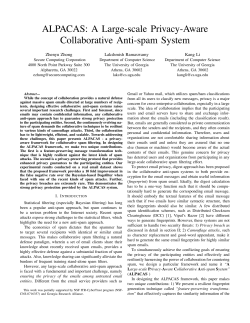 A Large-scale Privacy-Aware Collaborative Anti