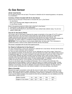 O2 Gas Sensor - Cole