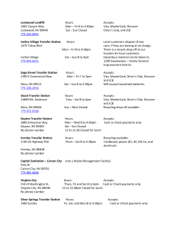 Landfill and Recycling Center information