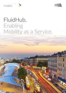 FluidHub. Enabling Mobility as a Service.