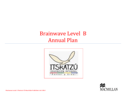 Brainwave Level B Annual Plan