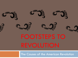 Footsteps to Revolution
