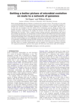 Print - Philosophical Transactions of the Royal Society B