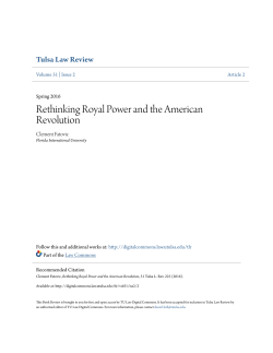 Rethinking Royal Power and the American Revolution
