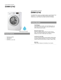 EWW12742 - Electrolux