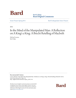 In the Mind of the Manipulated Man