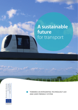 A sustainable future for transport