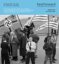 Spring 2004 - USC Shoah Foundation