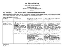 Contribution Accomplishments List and briefly describe the most