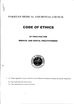 code of ethics