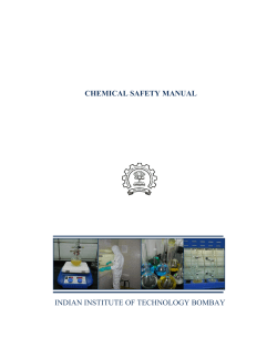 Chemical safety MANUAL