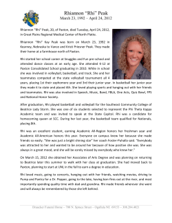 Rhiannon &ldquo;Rhi&rdquo; Peak - Draucker Funeral Home