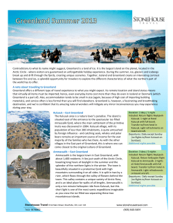 Greenland - StoneHouse Travel