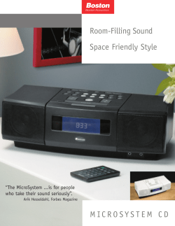 MICROSYSTEM CD Room-Filling Sound Space Friendly Style