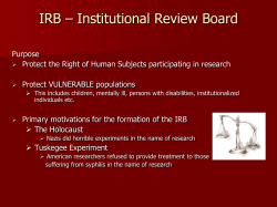 IRB &ndash; Institutional Review Board - Utah State University Extension