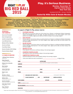 BIG RED BALL 2015 - Right To Play